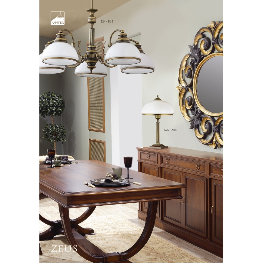 Jupiter 624 - ZU 5 - Candeeiro suspenso ZEUS 5xE27/60W/230V