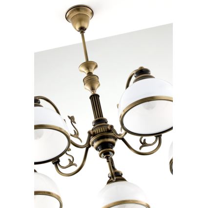 Jupiter 624 - ZU 5 - Lustre de haste ZEUS 5xE27/60W/230V