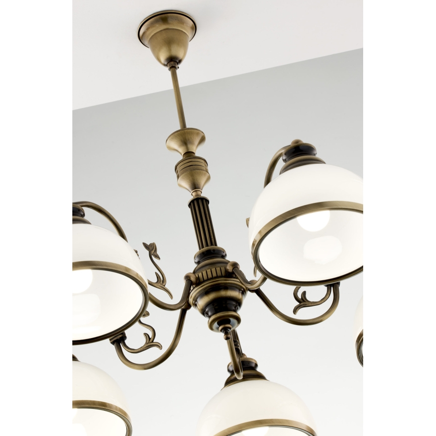 Jupiter 624 - ZU 5 - Lustre de haste ZEUS 5xE27/60W/230V