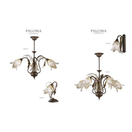 Jupiter 713 - PA L - Candeeiro de mesa PALOMA 1xE27/40W/230V