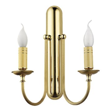 Jupiter 880-CEK2 - Luz de parede CEZAR 2xE14/40W/230V Bronze mate