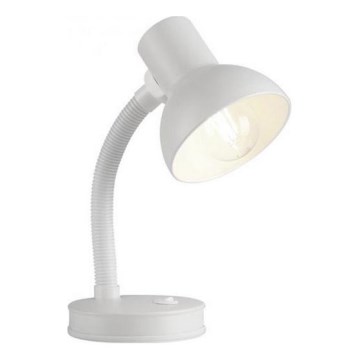 JUST LIGHT. 11080-16 - Candeeiro de secretária flexível FLEXI 1xE27/25W/230V branco