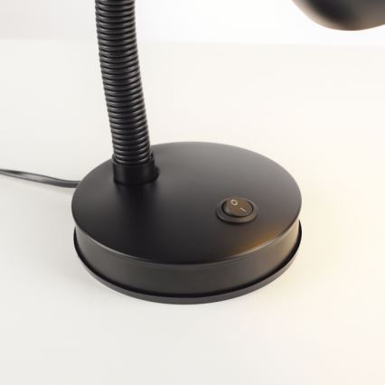 JUST LIGHT. 11080-18 - Candeeiro de mesa flexível FLEXI 1xE27/25W/230V preto