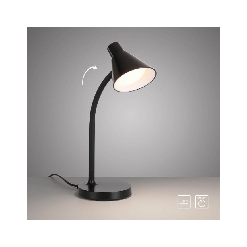 JUST LIGHT. 11248-18 - Candeeiro de mesa LED flexível PIXIE LED/4,5W/230V preto