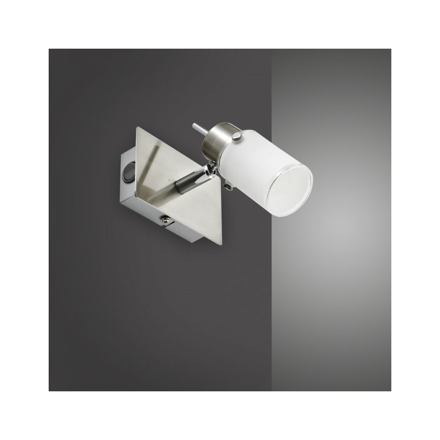 JUST LIGHT. 11931-55 - Foco de parede LED MAX 1xGU10/4W/230V cromado mate