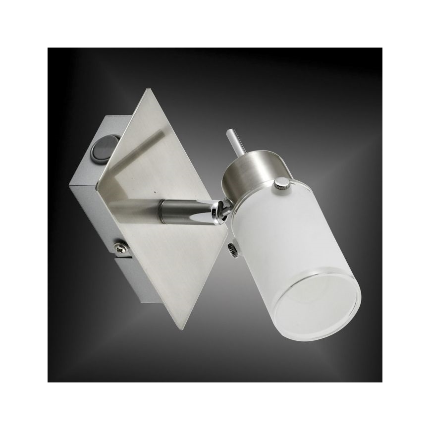 JUST LIGHT. 11931-55 - Foco de parede LED MAX 1xGU10/4W/230V cromado mate