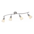 JUST LIGHT. 11954-55 - Spot de teto KARO 4xE14/40W/230V cromo fosco