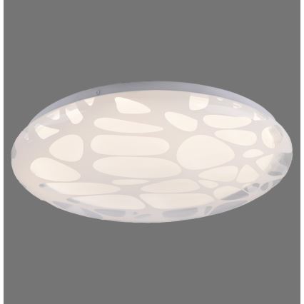 JUST LIGHT. 14009-16 - Candeeiro de tecto LED dimerizável ART PLAFO LED/20W/230V 2700-6500K Ø 38 cm branco + comando à distância