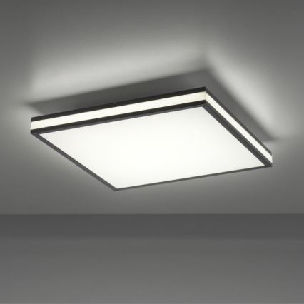 JUST LIGHT. 14110-18 - Iluminação de teto LED RGBW com regulação MARIO BLACK LED/19,5W/230V 2700-5000K + comando