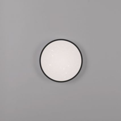 JUST LIGHT. 14293-18 - Iluminação de teto LED com regulação KYLE LED/10W/230V diâmetro 28 cm preto