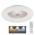 JUST LIGHT. 14383-16 - Iluminação de teto LED com regulação VERTIGO LED/26W/230V 2700-5000K branco + comando