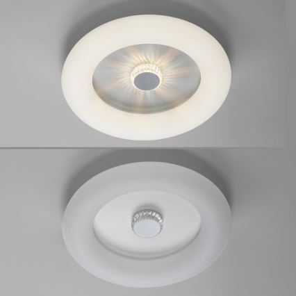 JUST LIGHT. 14383-16 - Iluminação de teto LED com regulação VERTIGO LED/26W/230V 2700-5000K branco + comando