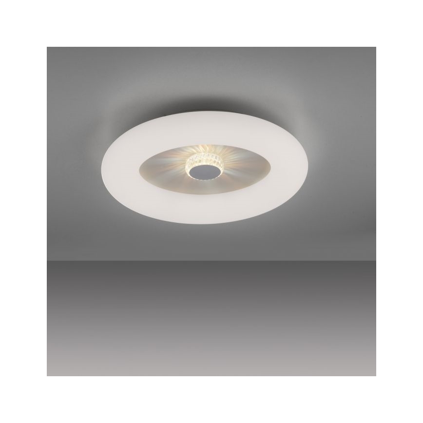 JUST LIGHT. 14383-16 - Iluminação de teto LED com regulação VERTIGO LED/26W/230V 2700-5000K branco + comando