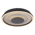 JUST LIGHT. 14409-21 - Candeeiro de tecto LED GLITTY LED/22W/230V Ø 40 cm preto