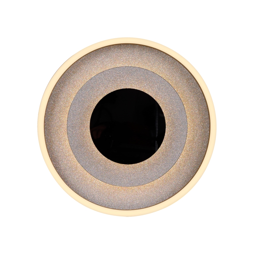 JUST LIGHT. 14409-21 - Candeeiro de tecto LED GLITTY LED/22W/230V Ø 40 cm preto