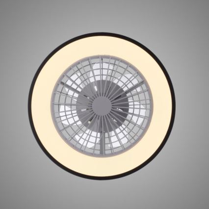 JUST LIGHT. 14447-18 - LED RGBW ventilador de teto dimerizável com luz LENO LED/44W/230V 3000-6500K Ø 48,6 cm branco + controlo remoto