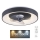 JUST LIGHT. 14644-18 - Iluminação de teto LED com regulação e ventoinha VENIKA LED/36W/230V diâmetro 48,6 cm 2700-5000K + comando
