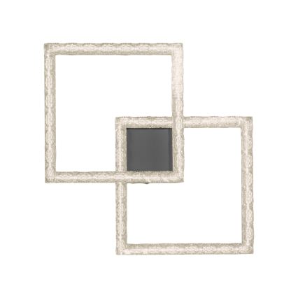 JUST LIGHT. 14732-18 - Candeeiro de tecto LED GLITRA LED/17,5W/230V 37,6x37,6 cm preto