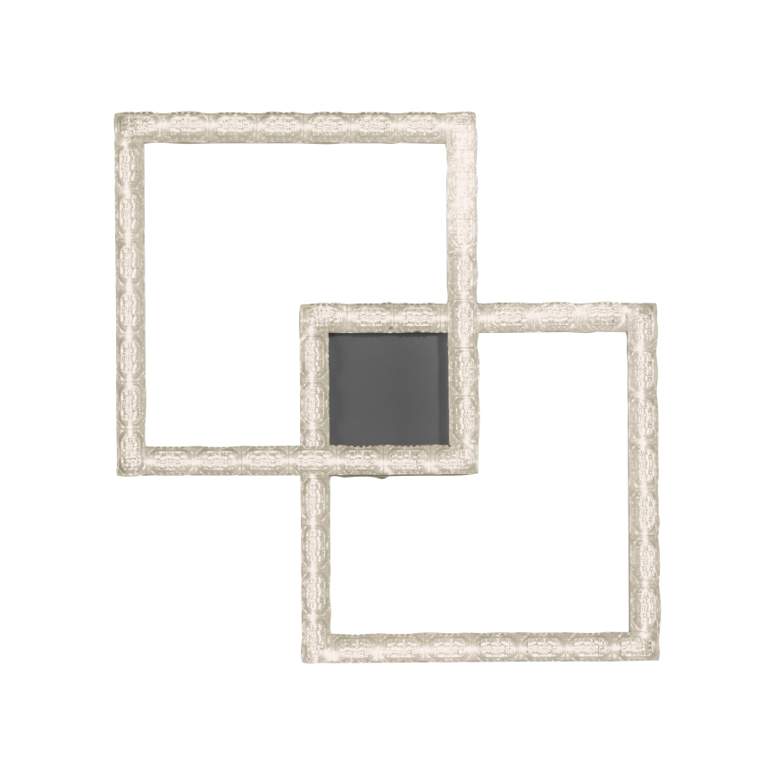 JUST LIGHT. 14732-18 - Candeeiro de tecto LED GLITRA LED/17,5W/230V 37,6x37,6 cm preto