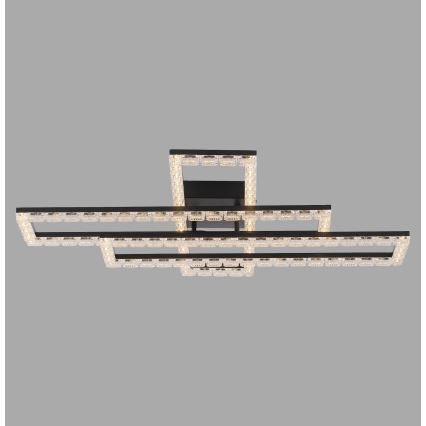 JUST LIGHT. 14733-18 - Candeeiro de teto LED GLITRA LED/35W/230V 57x72 cm preto