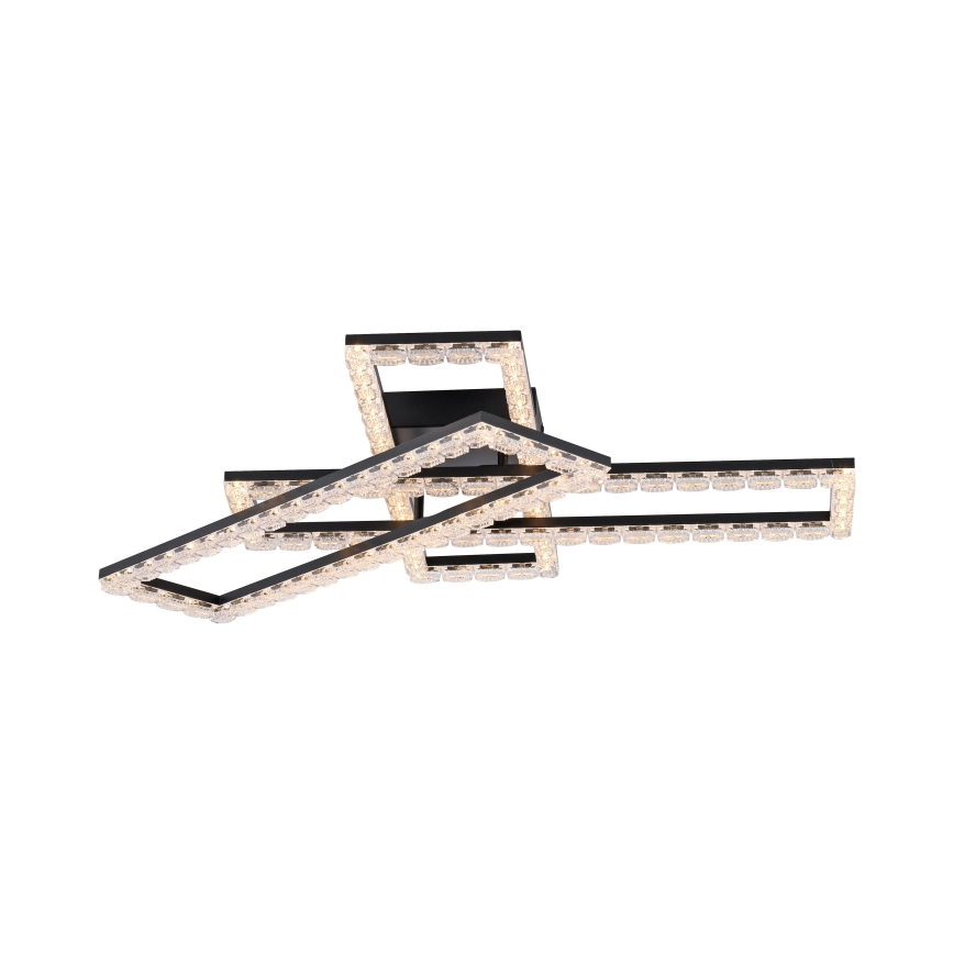 JUST LIGHT. 14733-18 - Candeeiro de teto LED GLITRA LED/35W/230V 57x72 cm preto