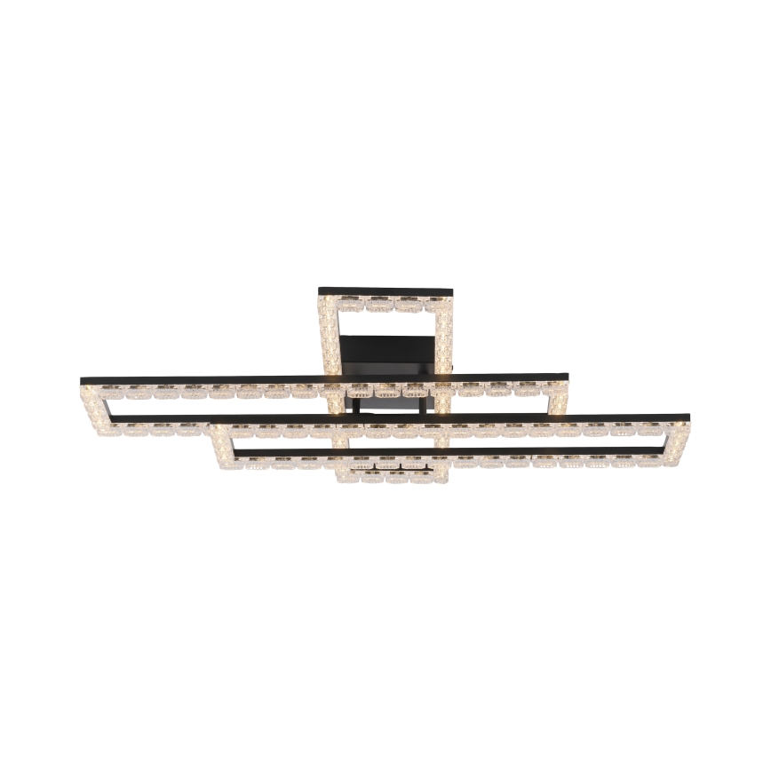JUST LIGHT. 14733-18 - Candeeiro de teto LED GLITRA LED/35W/230V 57x72 cm preto