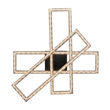 JUST LIGHT. 14733-18 - Candeeiro de teto LED GLITRA LED/35W/230V 57x72 cm preto