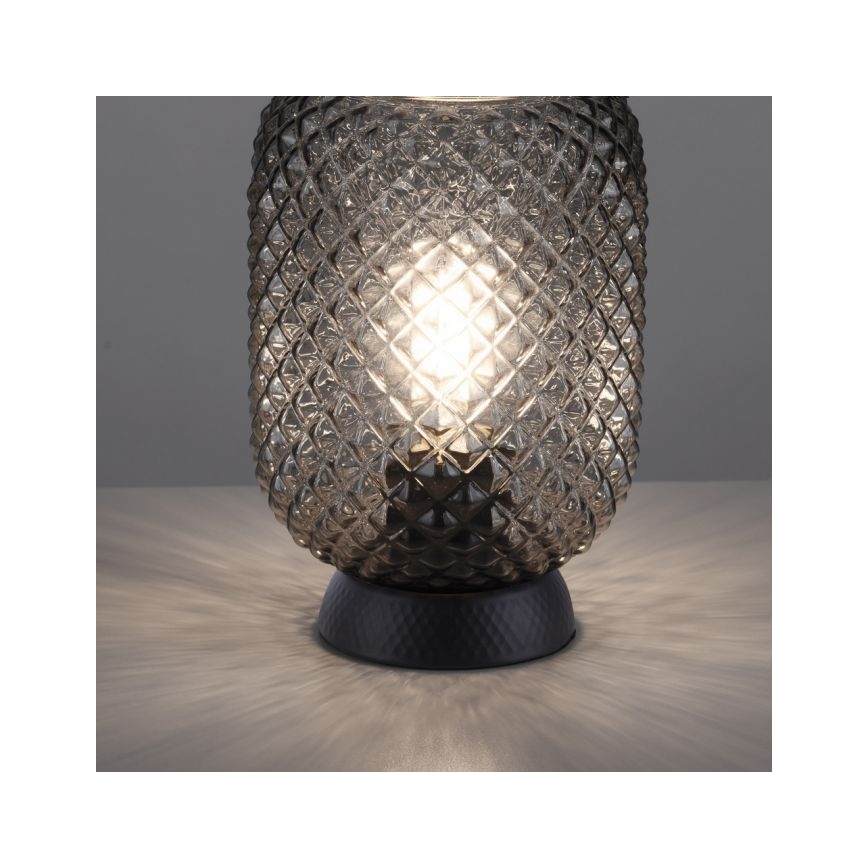 JUST LIGHT. 14906-18 - Candeeiro de mesa REISHI 1xE27/40W/230V preto