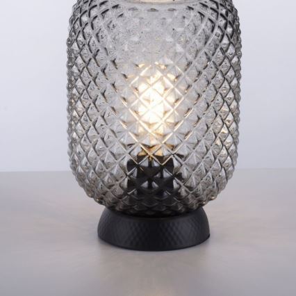 JUST LIGHT. 14906-18 - Candeeiro de mesa REISHI 1xE27/40W/230V preto