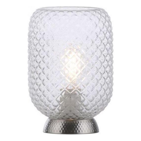 JUST LIGHT. 14906-55 - Candeeiro de mesa REISHI 1xE27/40W/230V cromado mate