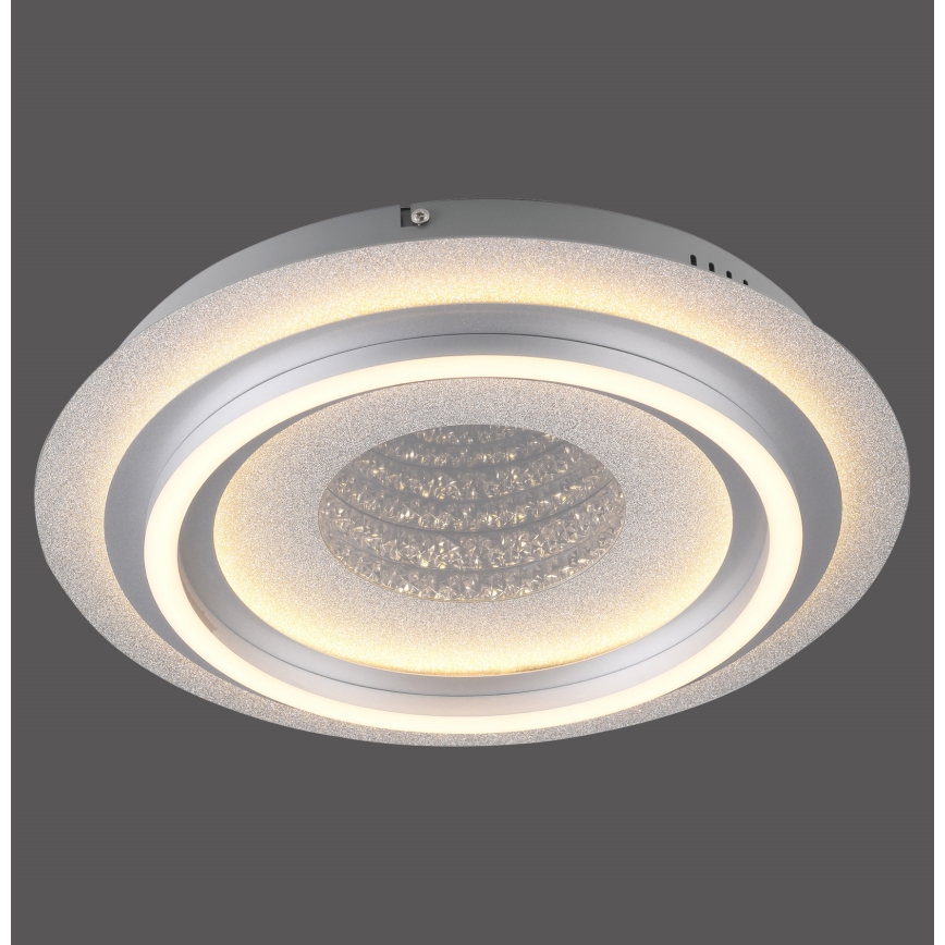 JUST LIGHT. 15089-21 - Luminária de teto LED CICHIO LED/36W/230V Ø 40 cm cromado fosco