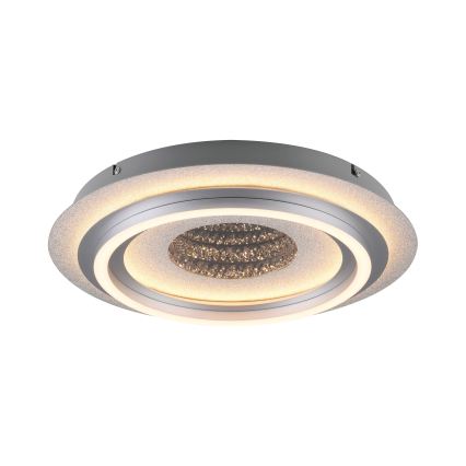JUST LIGHT. 15089-21 - Luminária de teto LED CICHIO LED/36W/230V Ø 40 cm cromado fosco