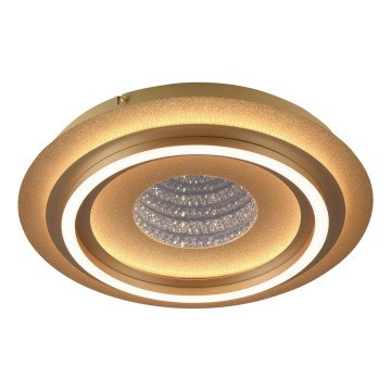 JUST LIGHT. 15089-60 - Candeeiro de tecto LED CICHIO LED/36W/230V diâm. 40 cm dourado