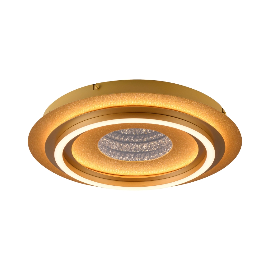 JUST LIGHT. 15089-60 - Candeeiro de tecto LED CICHIO LED/36W/230V diâm. 40 cm dourado
