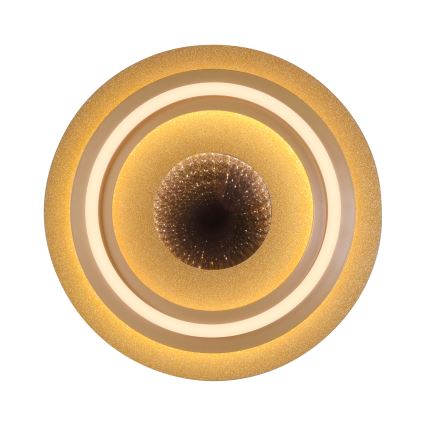 JUST LIGHT. 15089-60 - Candeeiro de tecto LED CICHIO LED/36W/230V diâm. 40 cm dourado
