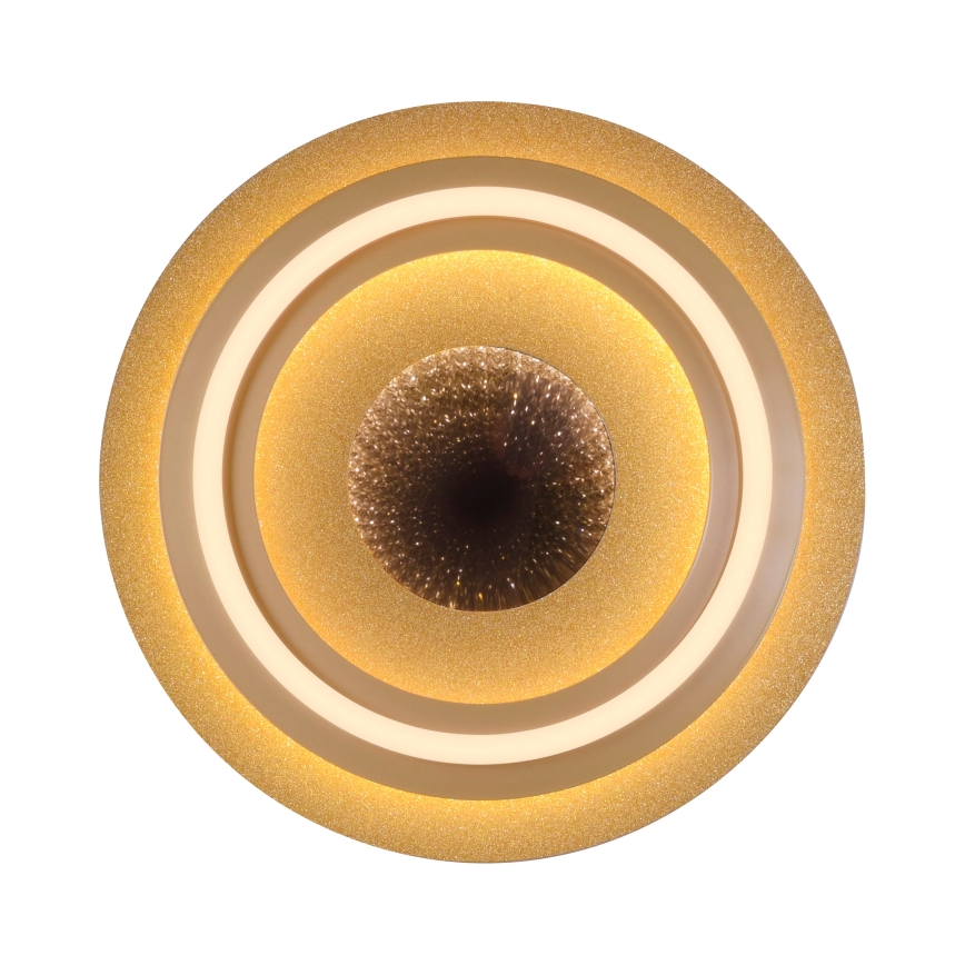 JUST LIGHT. 15089-60 - Candeeiro de tecto LED CICHIO LED/36W/230V diâm. 40 cm dourado