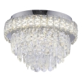JUST LIGHT. 15092-17 - Candeeiro de teto LED KULUNKA LED/33W/230V Ø 38 cm cromado brilhante