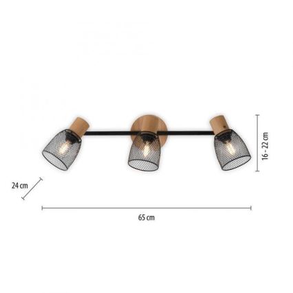 JUST LIGHT. 15193-79 - Foco TAMIS 3xE14/10W/230V