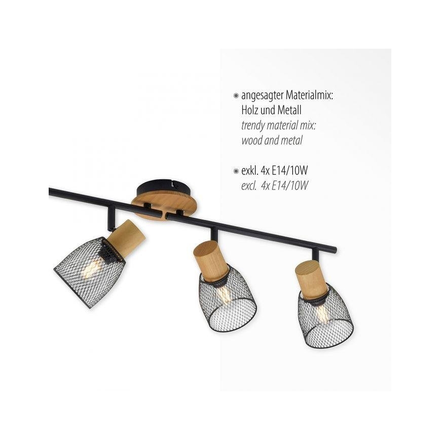 JUST LIGHT. 15194-79 - Foco TAMIS 4xE14/10W/230V