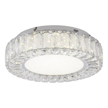 JUST LIGHT. 15221-17 - Candeeiro de teto LED KULUNKA LED/32W/230V Ø 37 cm cromado polido
