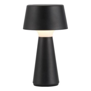 JUST LIGHT. 19260-18 - LED Regulação táctil exterior candeeiro ABERA LED/3W/3,7V 2000 mAh USB IP54 preto