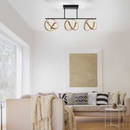 JUST LIGHT. 6245-18 - Candeeiro integrado LED com regulação LOOP 3xLED/11W/230V 2700-5000K + comando