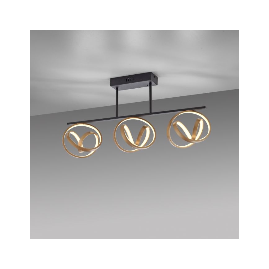 JUST LIGHT. 6245-18 - Candeeiro integrado LED com regulação LOOP 3xLED/11W/230V 2700-5000K + comando