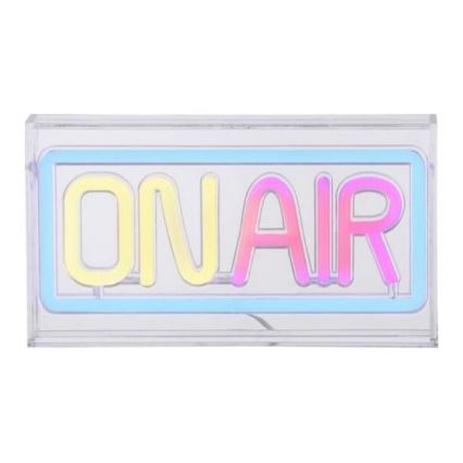 JUST LIGHT. 85013-70 - Decoração de mesa LED NEON LED/4W/5V On Air