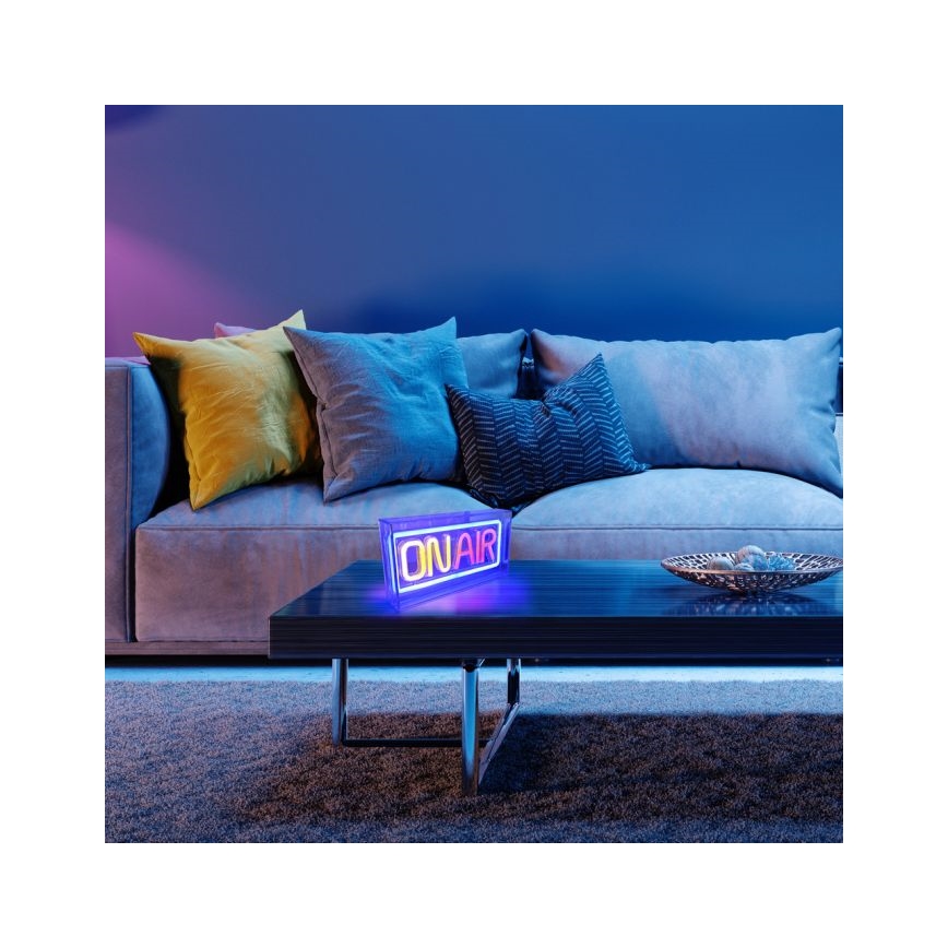 JUST LIGHT. 85013-70 - Decoração de mesa LED NEON LED/4W/5V On Air