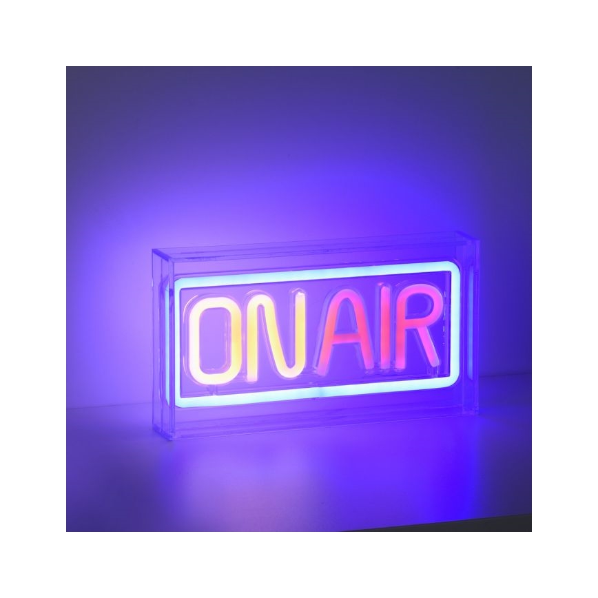 JUST LIGHT. 85013-70 - Decoração de mesa LED NEON LED/4W/5V On Air