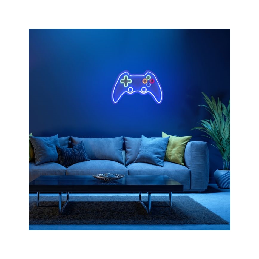 JUST LIGHT. 85022-70 - Decoração de parede LED com néons NEON 1xLED/6,5W/5V gamer