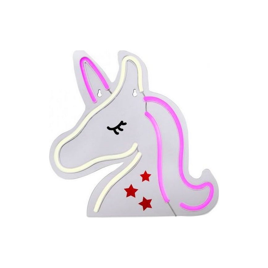 JUST LIGHT. 85025-70 - Decoração de parede LED com néons NEON LED/6,5W/5V unicórnio