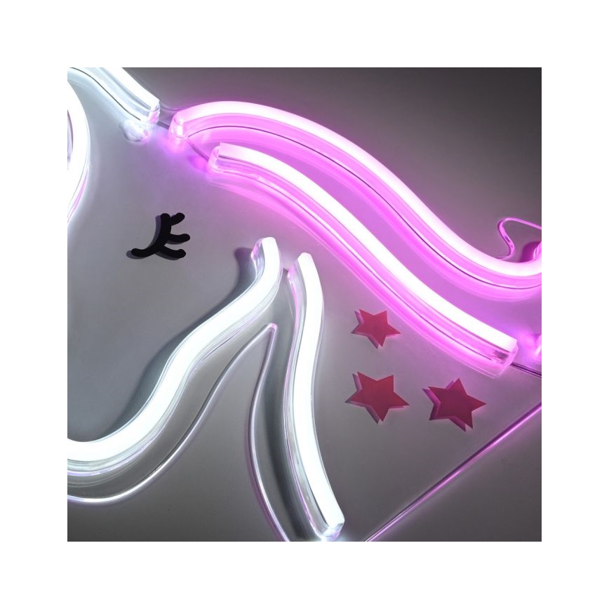 JUST LIGHT. 85025-70 - Decoração de parede LED com néons NEON LED/6,5W/5V unicórnio