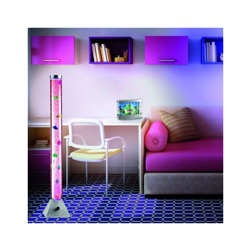 JUST LIGHT. 85106-55 - Candeeiro de pé decorativo LED RGB AVA 12xLED/0,06W/230V